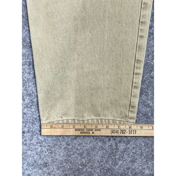 Timberland Weathergear Jeans Mens Size 38x32 Tan Denim Straight Leg Cotton - Picture 9 of 13